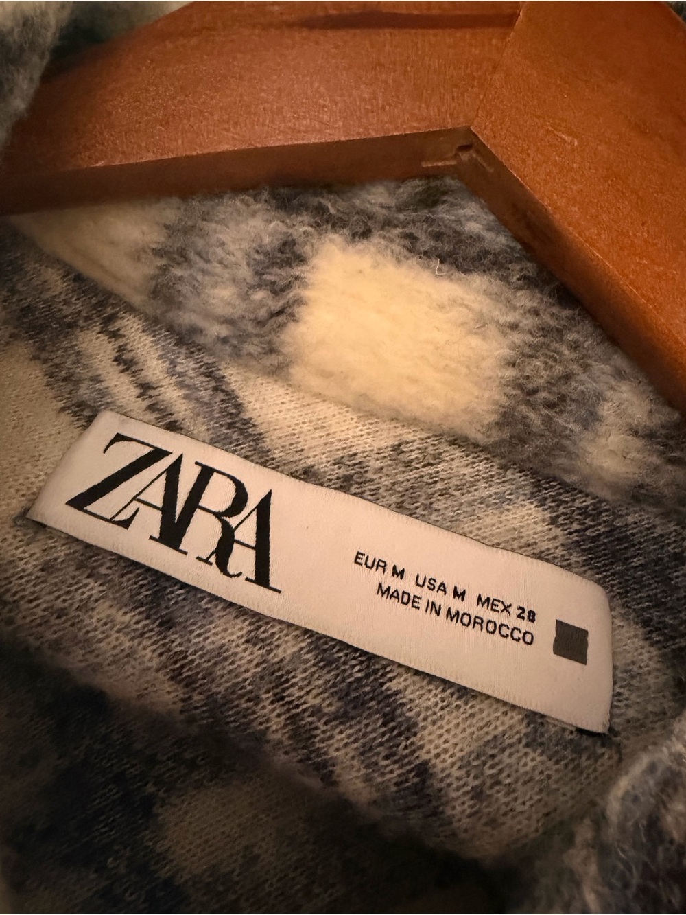 Zara Plaid Jacket Size Medium - Picture 4 of 5